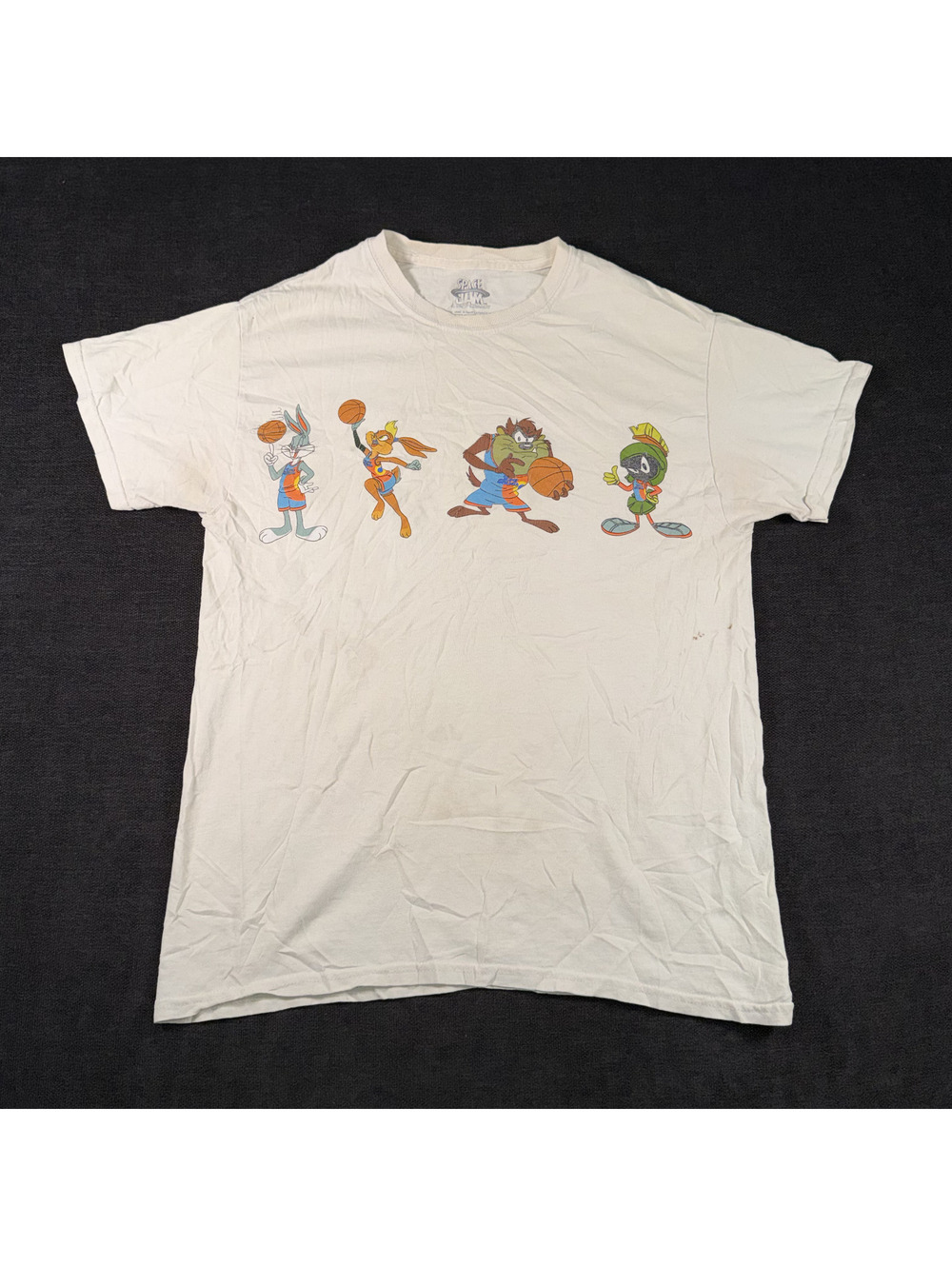 Space Jam: A New Legacy Cartoon Characters Graphic T-Shirt Medium